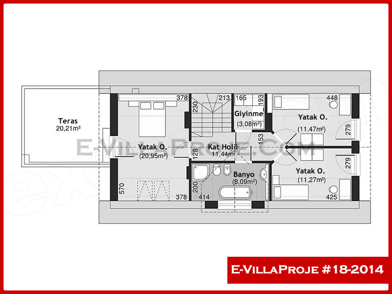 Model 18-2014 — 166 m², 2 storeys thumbnail 3
