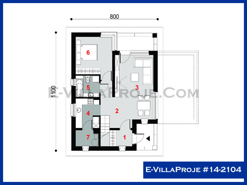 Model 14-2104 — 166 m², 2 storeys thumbnail 2