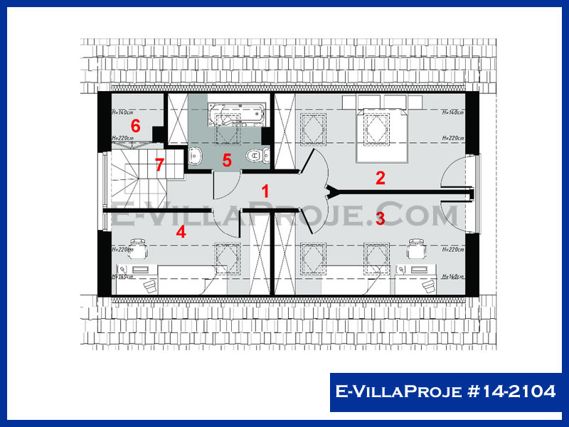 Model 14-2104 — 166 m², 2 storeys thumbnail 3