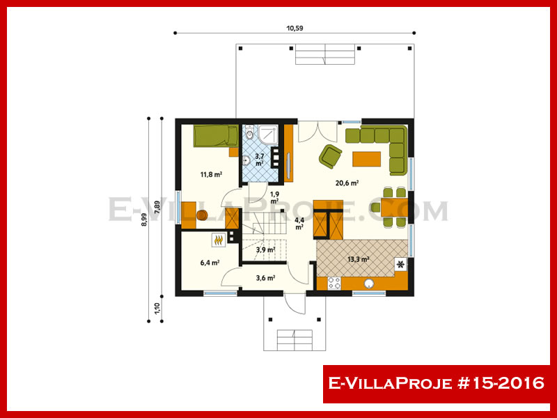 Model 15-2016 — 167 m², 2 storeys thumbnail 2