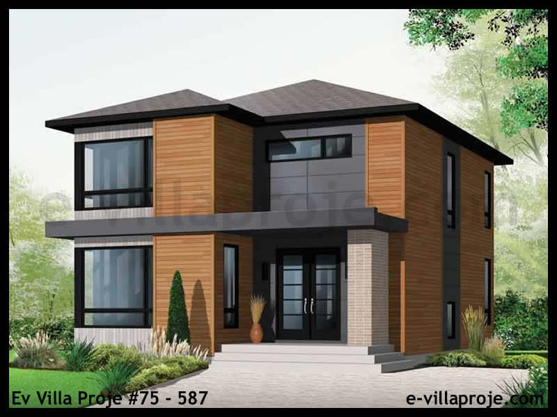 Model 75-587 — 167 m², 2 storeys - 75-587