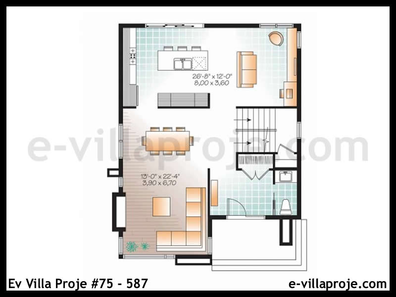 Model 75-587 — 167 m², 2 storeys thumbnail 2
