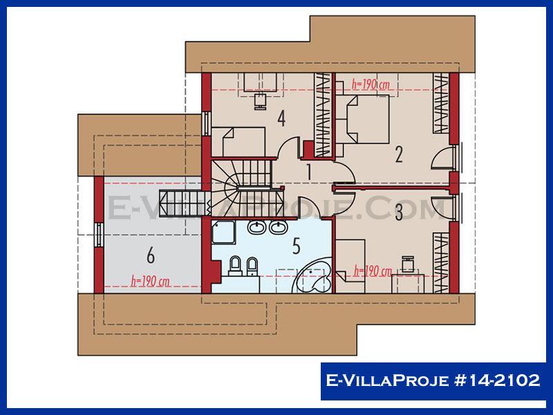 Model 14-2102 — 168 m², 2 storeys thumbnail 3