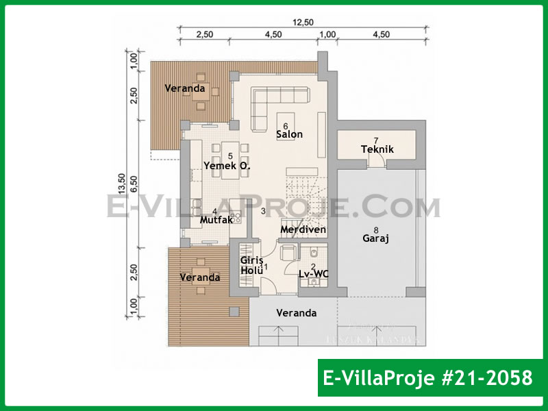 Model 21-2058 — 168 m², 2 storeys thumbnail 2