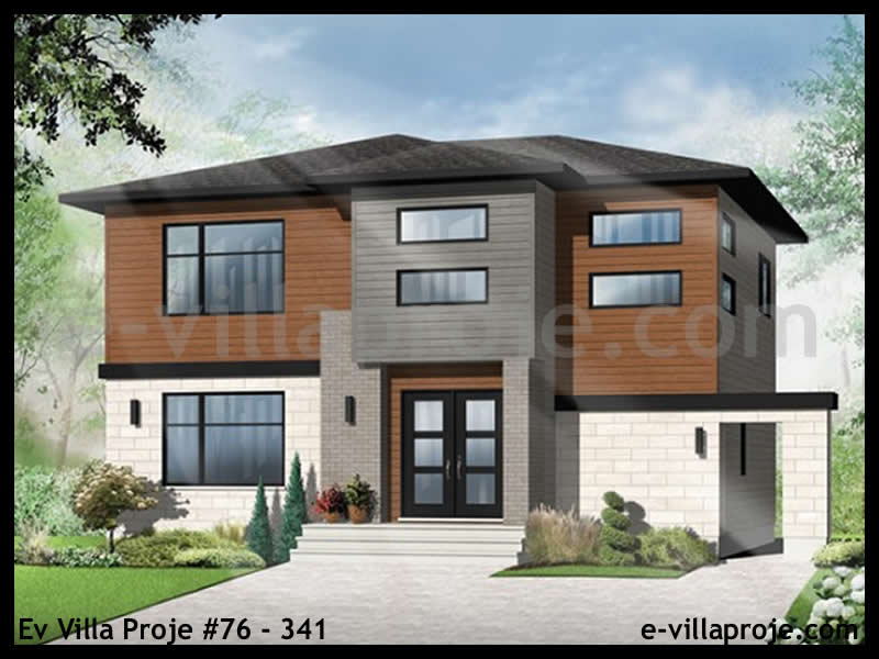 Model 76-341 — 169 m², 2 storeys - 76-341