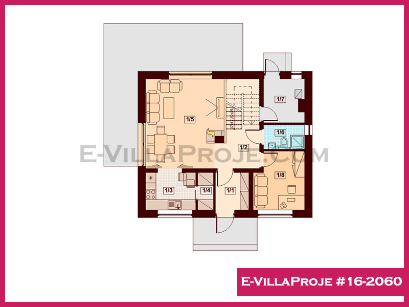Model 16-2060 — 169 m², 2 storeys thumbnail 2