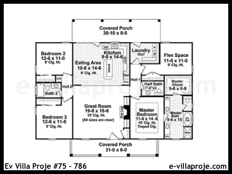 Model 75-786 — 169 m², 1 storey thumbnail 2