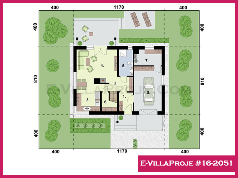 Model 16-2051 — 170 m², 2 storeys thumbnail 2