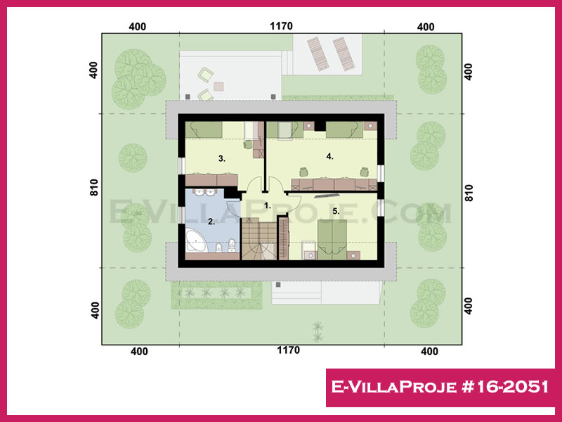 Model 16-2051 — 170 m², 2 storeys thumbnail 3