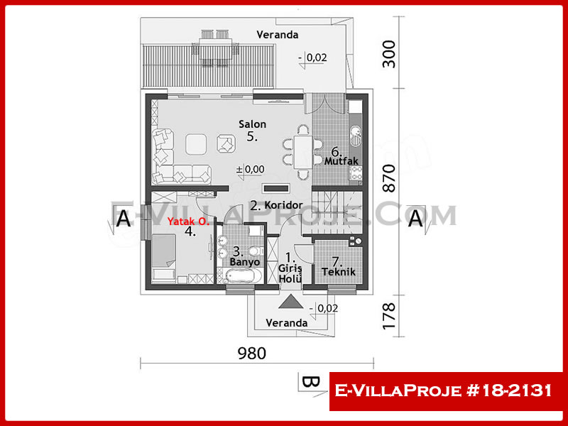 Model 18-2131 — 170 m², 2 storeys thumbnail 2