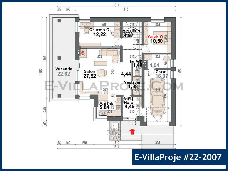 Model 22-2007 — 170 m², 2 storeys thumbnail 2
