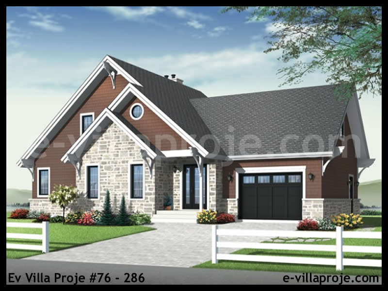Model 76-286 — 170 m², 2 storeys - 76-286