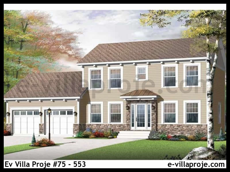 Model 75-553 — 171 m², 2 storeys - 75-553