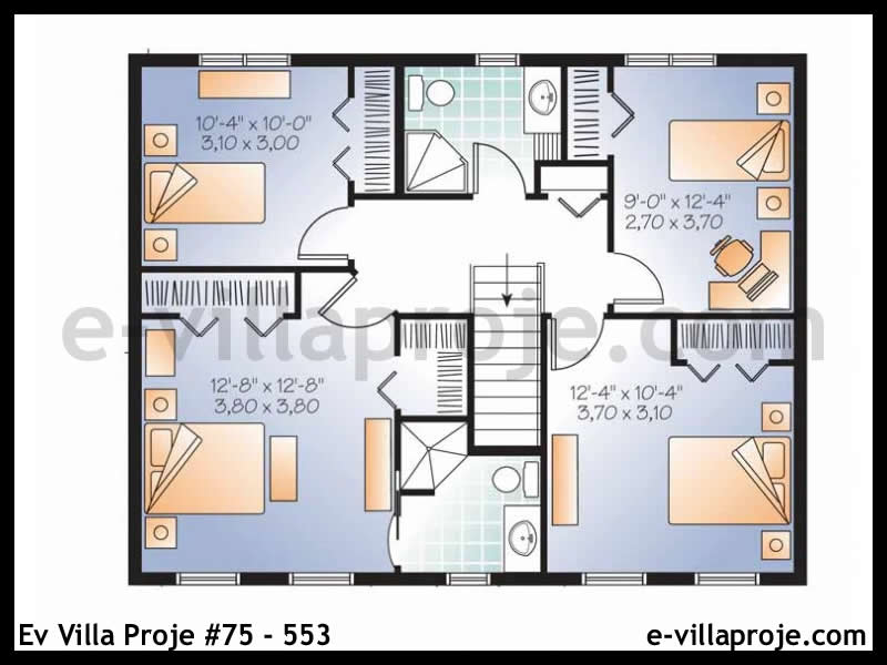 Model 75-553 — 171 m², 2 storeys thumbnail 3