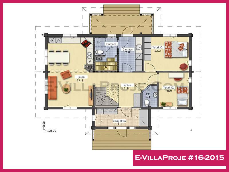 Model 16-2015 — 172 m², 2 storeys thumbnail 2