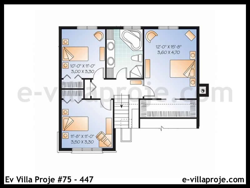 Model 75-447 — 172 m², 2 storeys thumbnail 3