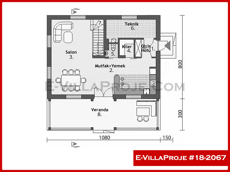 Model 18-2067 — 173 m², 2 storeys thumbnail 2