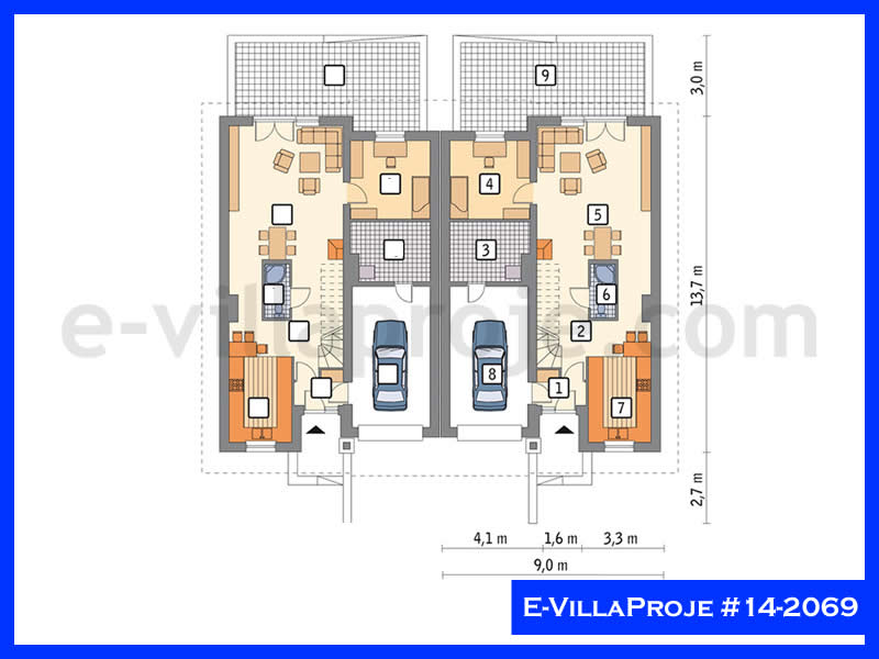 Model 14-2069 — 174 m², 2 storeys thumbnail 2
