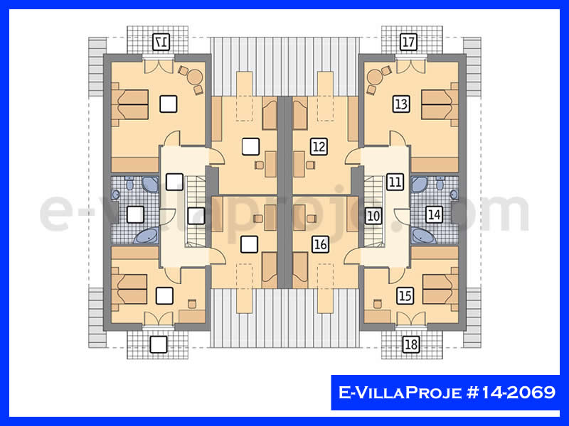 Model 14-2069 — 174 m², 2 storeys thumbnail 3