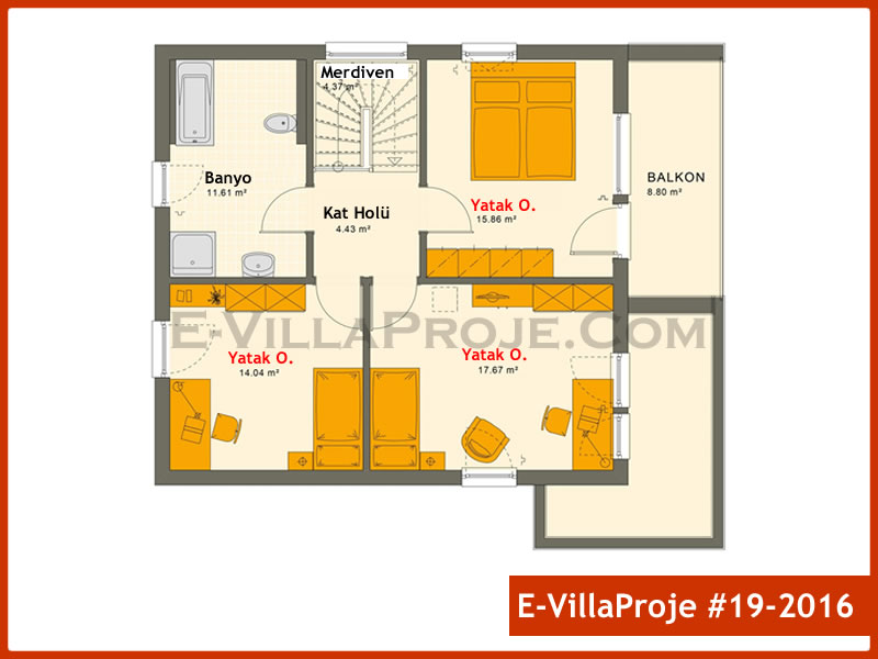 Model 19-2016 — 174 m², 2 storeys thumbnail 3