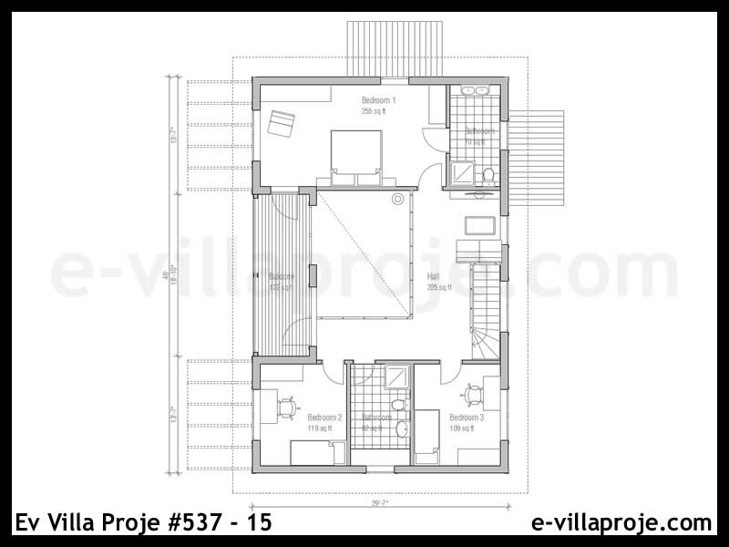 Model 537-15 — 174 m², 2 storeys thumbnail 3