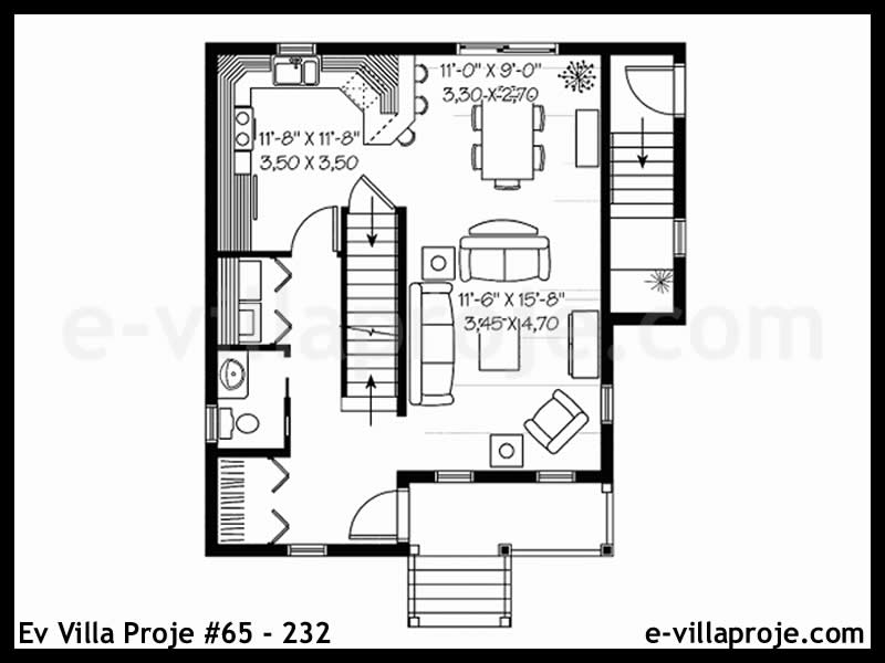 Model 65-232 — 174 m², 2 storeys thumbnail 2