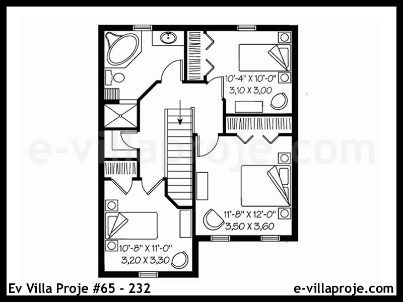 Model 65-232 — 174 m², 2 storeys thumbnail 3
