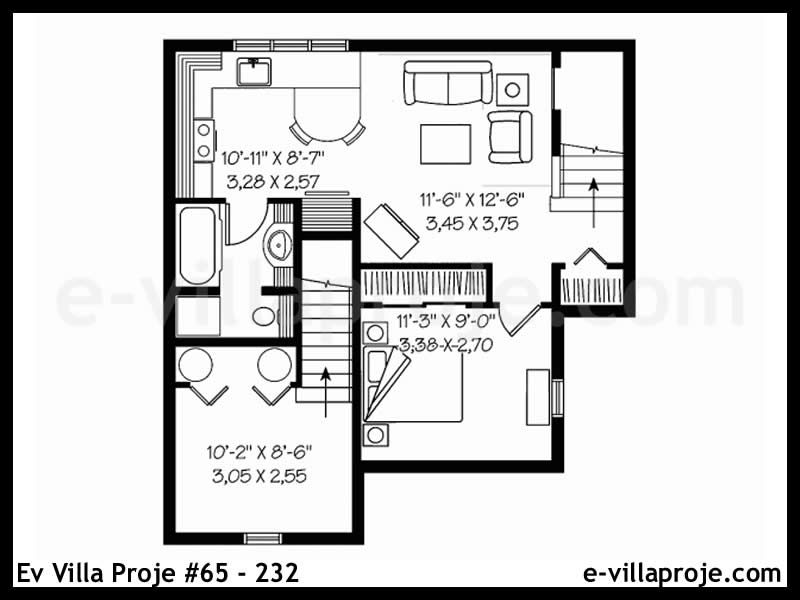 Model 65-232 — 174 m², 2 storeys thumbnail 4