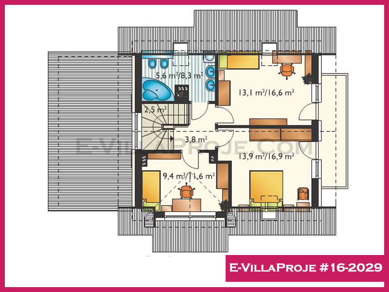 Model 16-2029 — 174 m², 2 storeys thumbnail 3