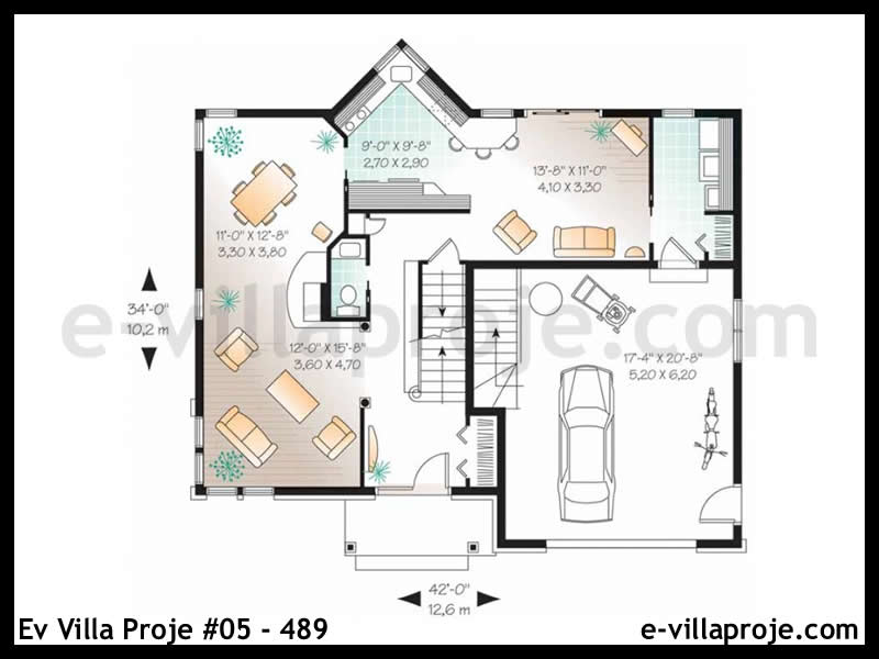 Model 05-489 — 175 m², 2 storeys thumbnail 2