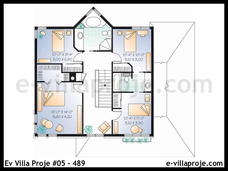 Model 05-489 — 175 m², 2 storeys thumbnail 3