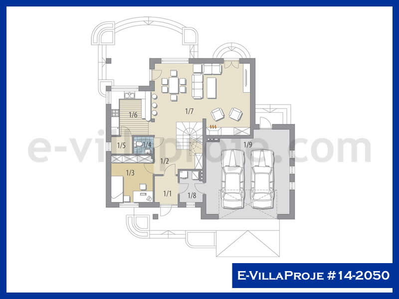 Model 14-2050 — 175 m², 2 storeys thumbnail 2
