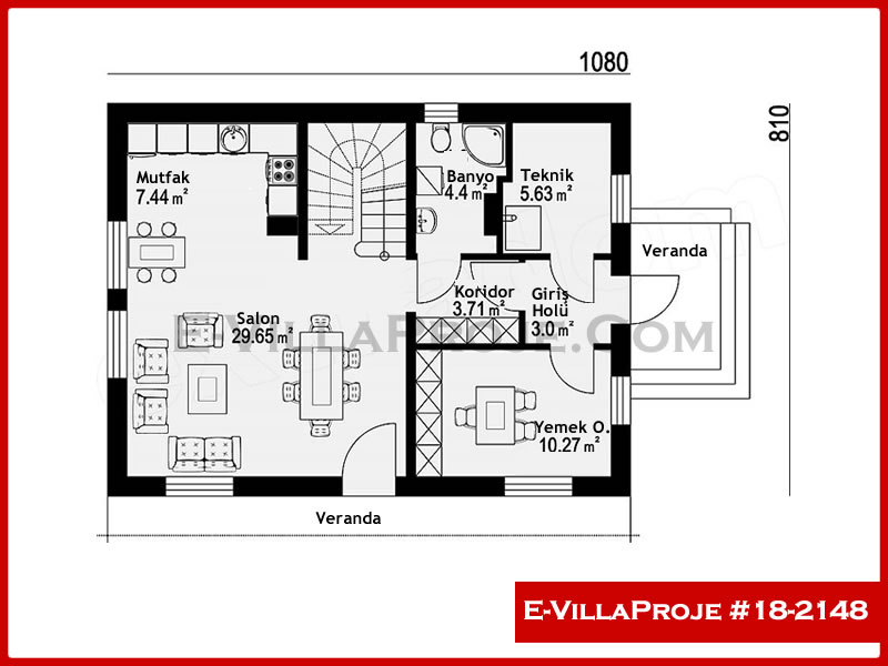 Modell 18-2148 — 175 m², 2 Geschosse thumbnail 2