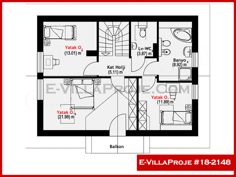 Modell 18-2148 — 175 m², 2 Geschosse thumbnail 3
