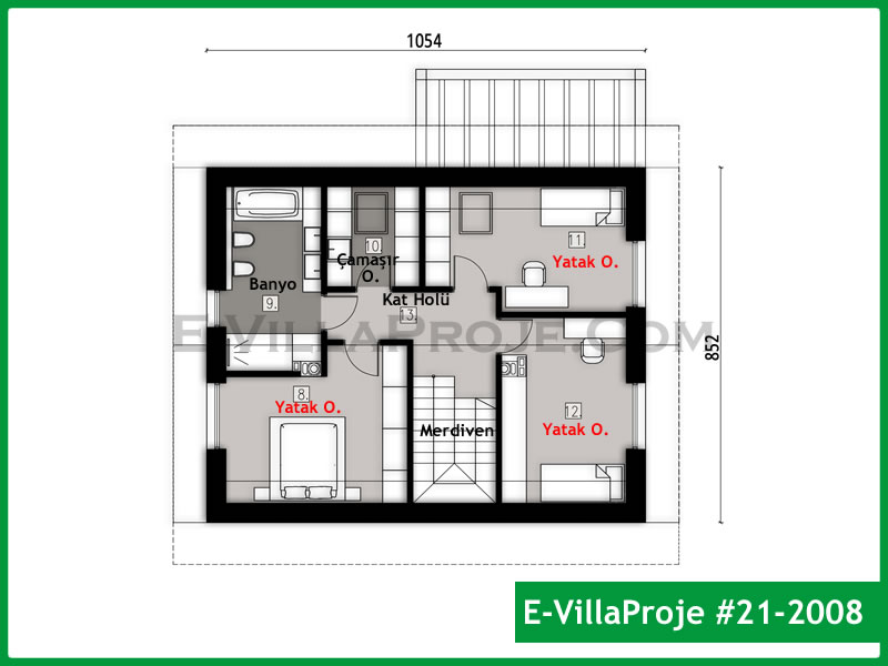 Model 21-2008 — 176 m², 2 storeys thumbnail 3