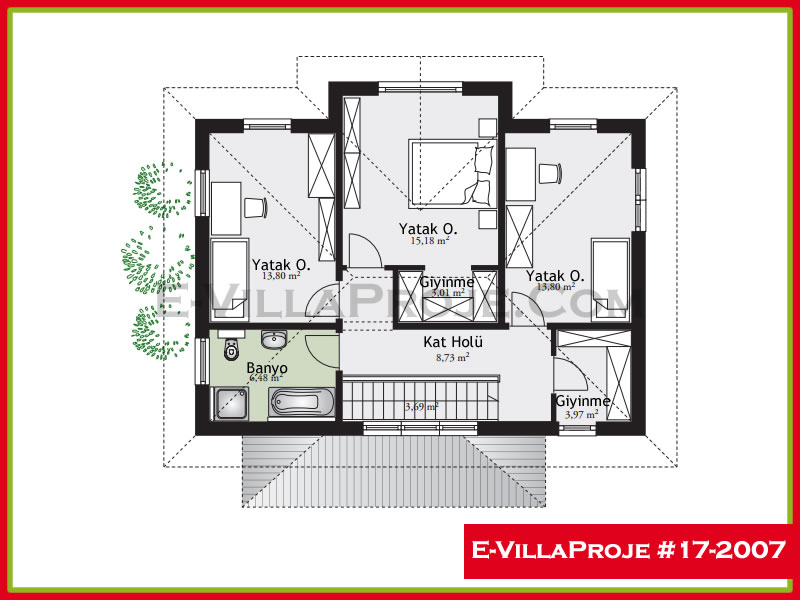 Model 17-2007 — 177 m², 2 storeys thumbnail 3