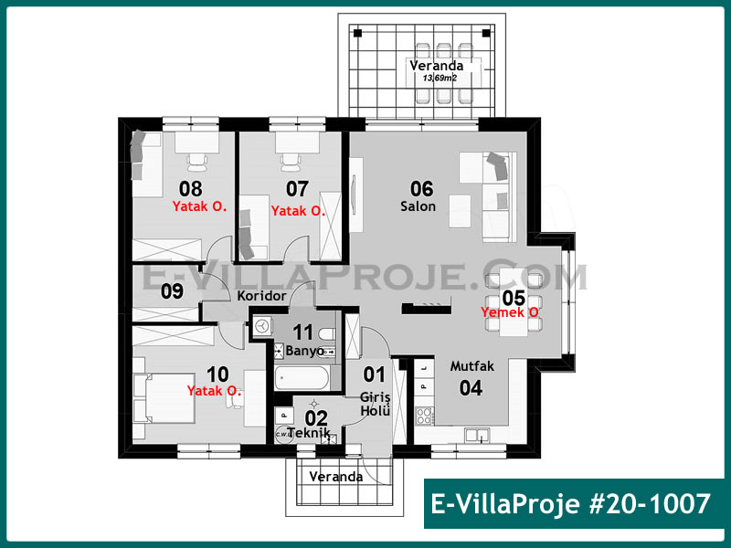 Model 20-1007 — 177 m², 1 storey thumbnail 2