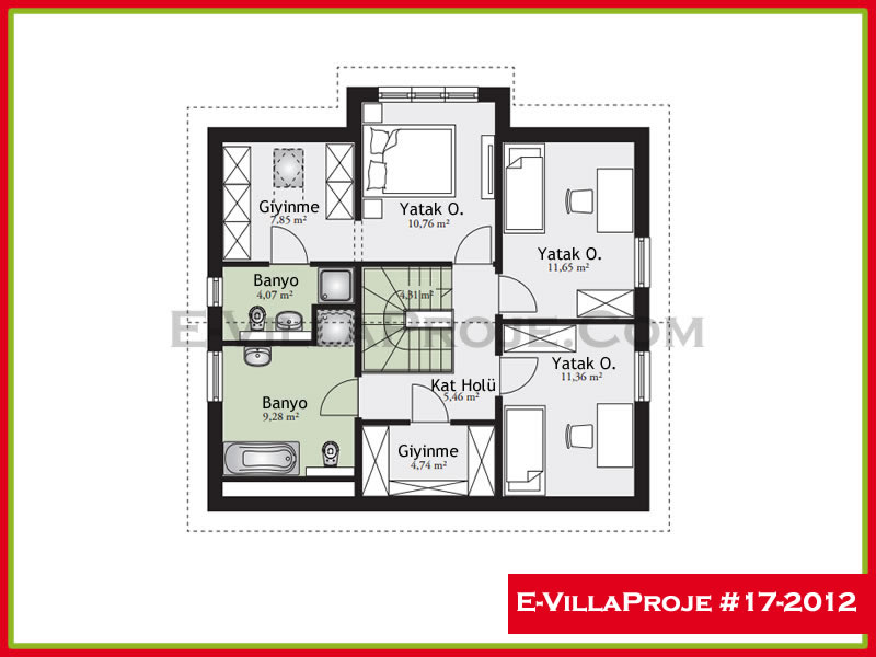 Model 17-2012 — 178 m², 2 storeys thumbnail 3