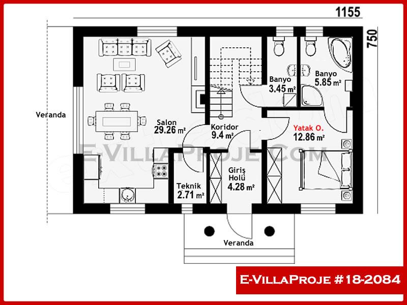 Model 18-2084 — 178 m², 2 storeys thumbnail 2