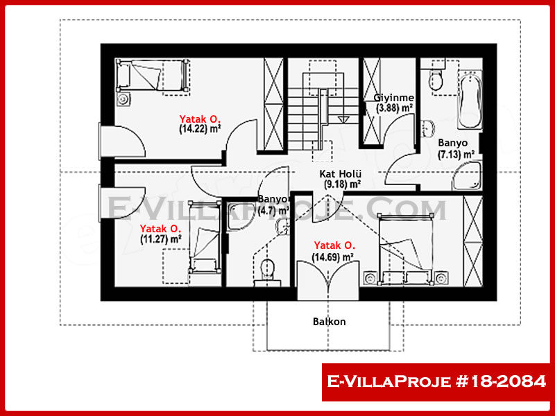 Model 18-2084 — 178 m², 2 storeys thumbnail 3
