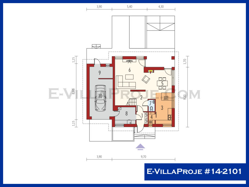 Model 14-2101 — 179 m², 2 storeys thumbnail 2