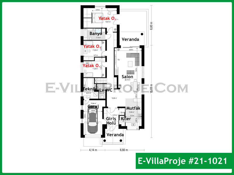 Model 21-1021 — 180 m², 1 storey thumbnail 2