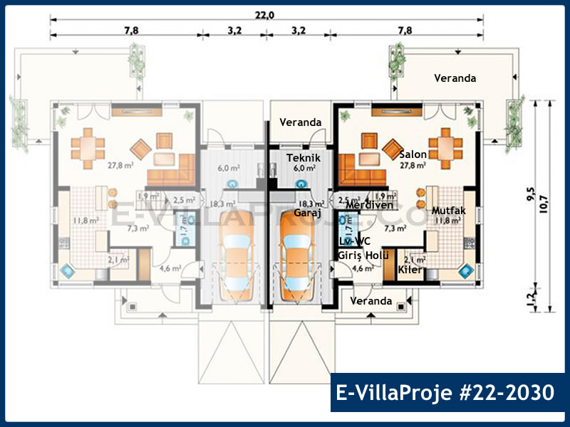 Model 22-2030 — 181 m², 2 storeys thumbnail 2