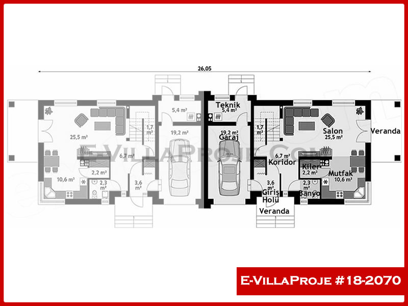 Model 18-2070 — 181 m², 2 storeys thumbnail 2