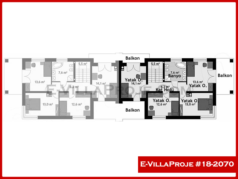 Model 18-2070 — 181 m², 2 storeys thumbnail 3