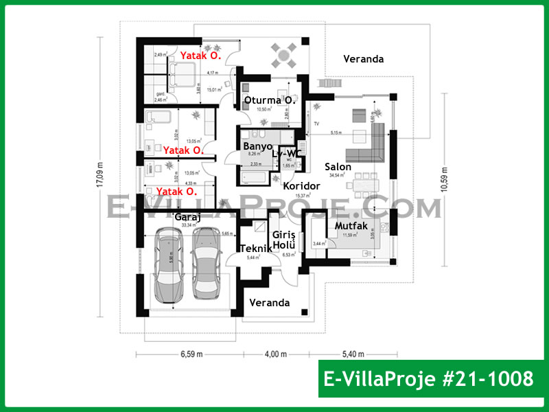 Model 21-1008 — 181 m², 1 storey thumbnail 2