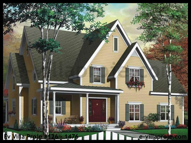 Model 126-1476 — 183 m², 2 storeys - 126-1476