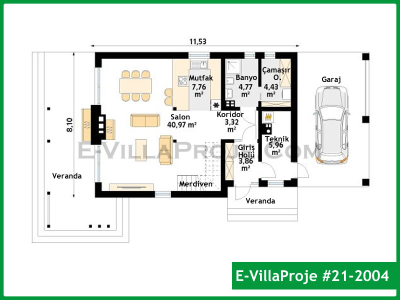 Model 21-2004 — 183 m², 2 storeys thumbnail 2