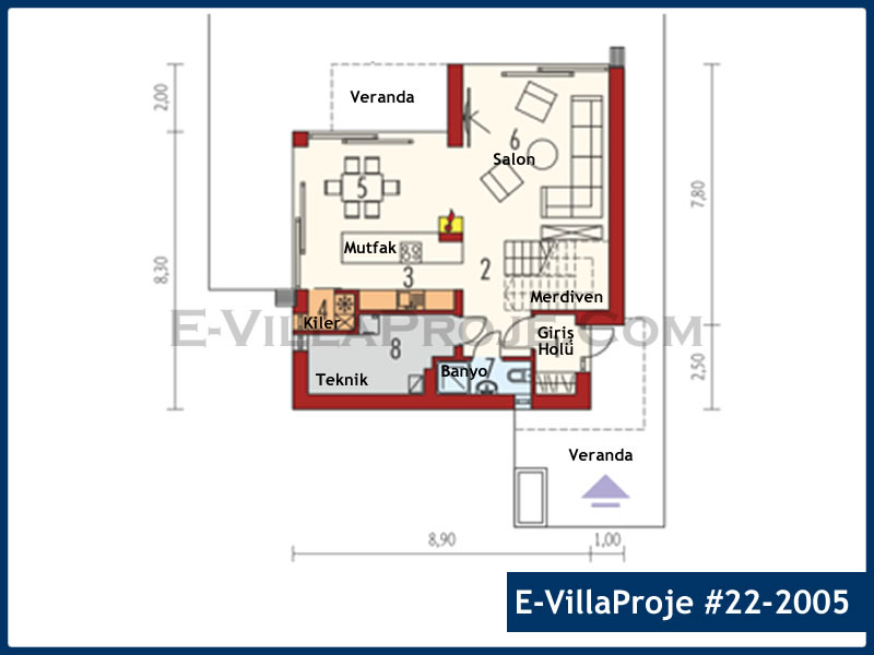 Model 22-2005 — 183 m², 2 storeys thumbnail 2