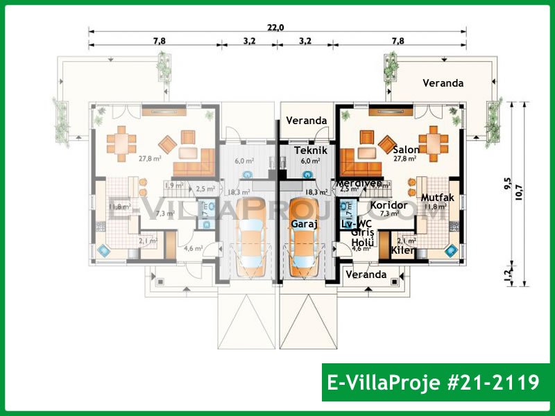 Model 21-2119 — 183 m², 2 storeys thumbnail 2